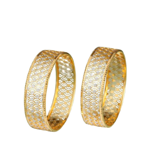 antique gold kada design for ladies